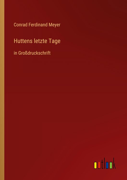 Produktbild: Huttens letzte Tage
