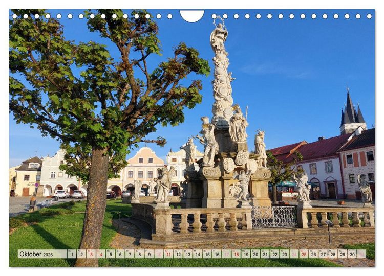 Produktbild: Bezauberndes Telc in Tschechien (Wandkalender 2026 DIN A4 quer), CALVENDO Monatskalender