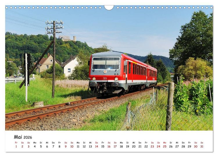 Produktbild: Hessische Nebenbahnen - Unterwegs in Nordhessen (Wandkalender 2026 DIN A3 quer), CALVENDO Monatskalender