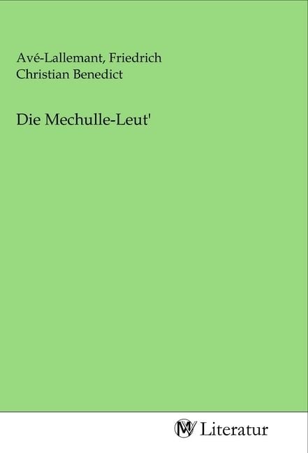 Produktbild: Die Mechulle-Leut'