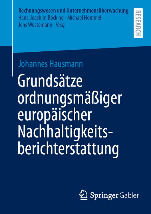 Produktbild: Grunds&auml;tze ordnungsm&auml;&szlig;iger europ&auml;ischer Nachhaltigkeitsberichterstattung