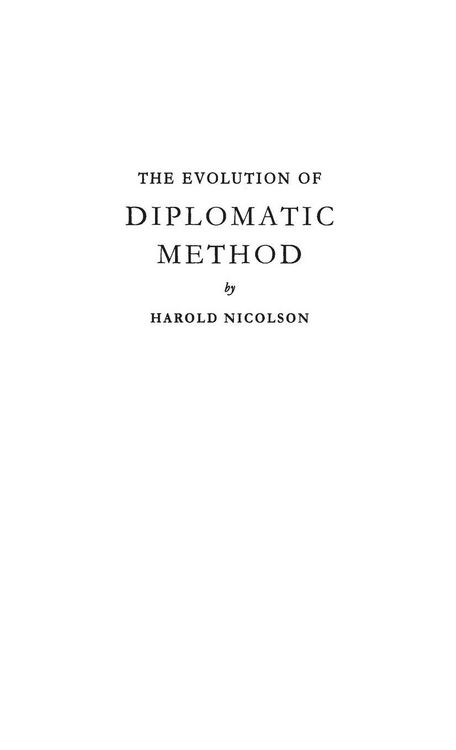 Produktbild: The Evolution of Diplomatic Method