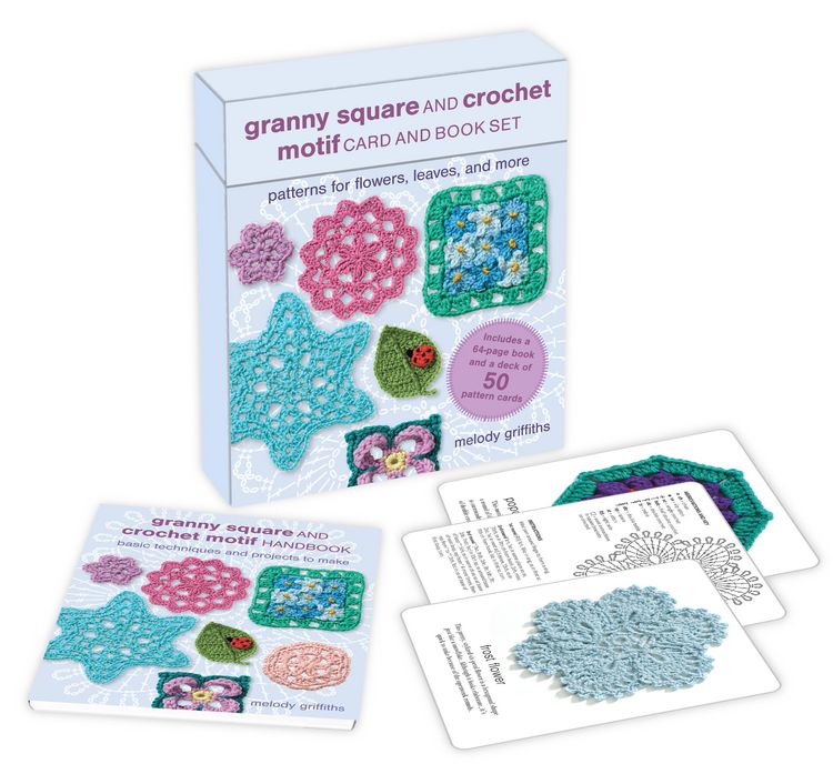 Produktbild: Granny Square and Crochet Motif Card and Book Set: 50 cards and a 64-page book