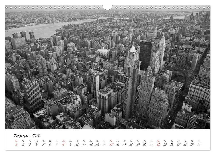 Produktbild: New York &ndash; The Big Apple (Wandkalender 2026 DIN A3 quer), CALVENDO Monatskalender