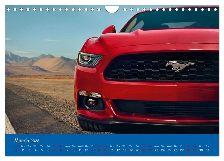 Produktbild: Great American cars (Wall Calendar 2026 DIN A4 landscape), CALVENDO 12 Month Wall Calendar
