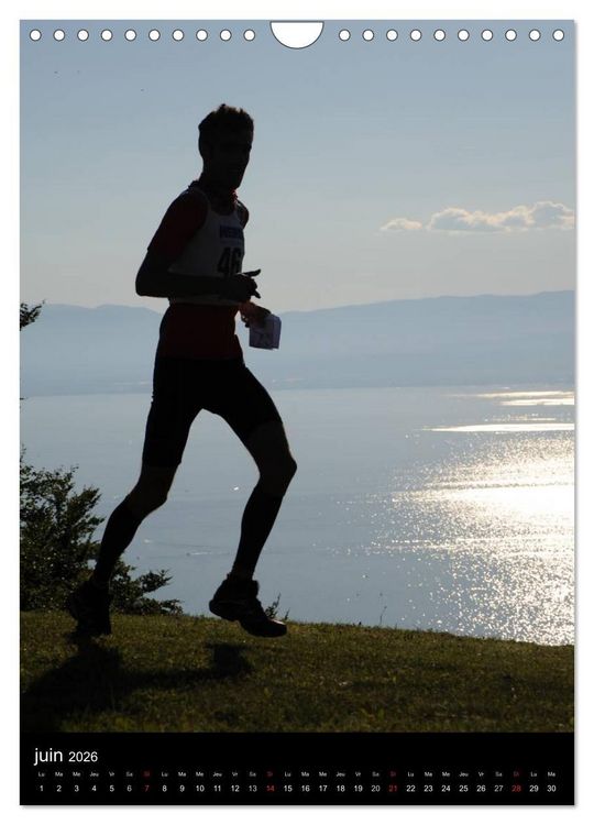 Produktbild: Trail Running Passion et &eacute;motion (Calendrier mural 2026 DIN A4 horizontal), CALVENDO calendrier mensuel
