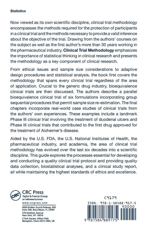 Produktbild: Clinical Trial Methodology