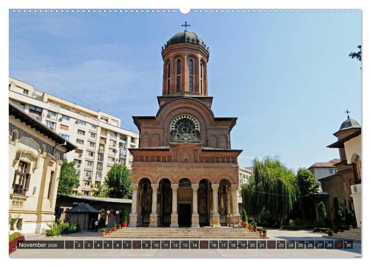 Produktbild: Bukarest - Paris des Ostens (hochwertiger Premium Wandkalender 2026 DIN A2 quer), Kunstdruck in Hochglanz