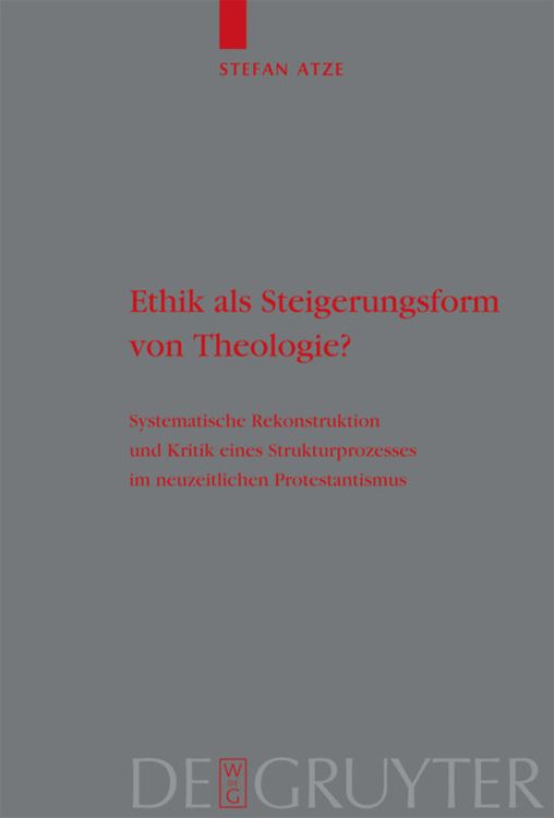Bild vom Artikel Ethik als Steigerungsform von Theologie? vom Autor Stefan Atze