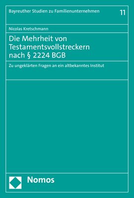 Produktbild: Die Mehrheit von Testamentsvollstreckern nach &sect; 2224 BGB