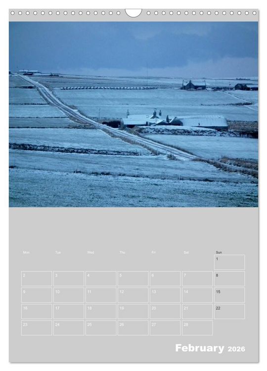 Produktbild: Orkney: A land with a view (Wall Calendar 2026 DIN A3 portrait), CALVENDO 12 Month Wall Calendar
