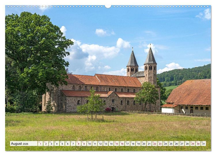 Produktbild: Das Weserbergland (hochwertiger Premium Wandkalender 2026 DIN A2 quer), Kunstdruck in Hochglanz