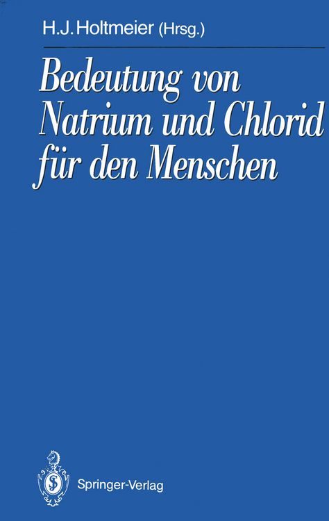 Produktbild: Bedeutung von Natrium und Chlorid f&uuml;r den Menschen
