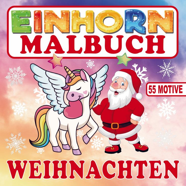 Produktbild: S&L Inspirations Lounge: Einhorn Malbuch Weihnachten f&uuml;r Kin
