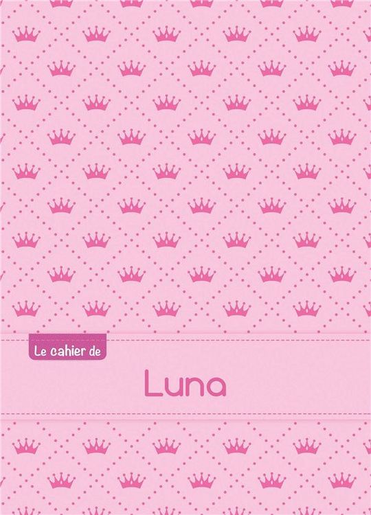 Produktbild: Cahier luna ptscx,96p,a5 princesse