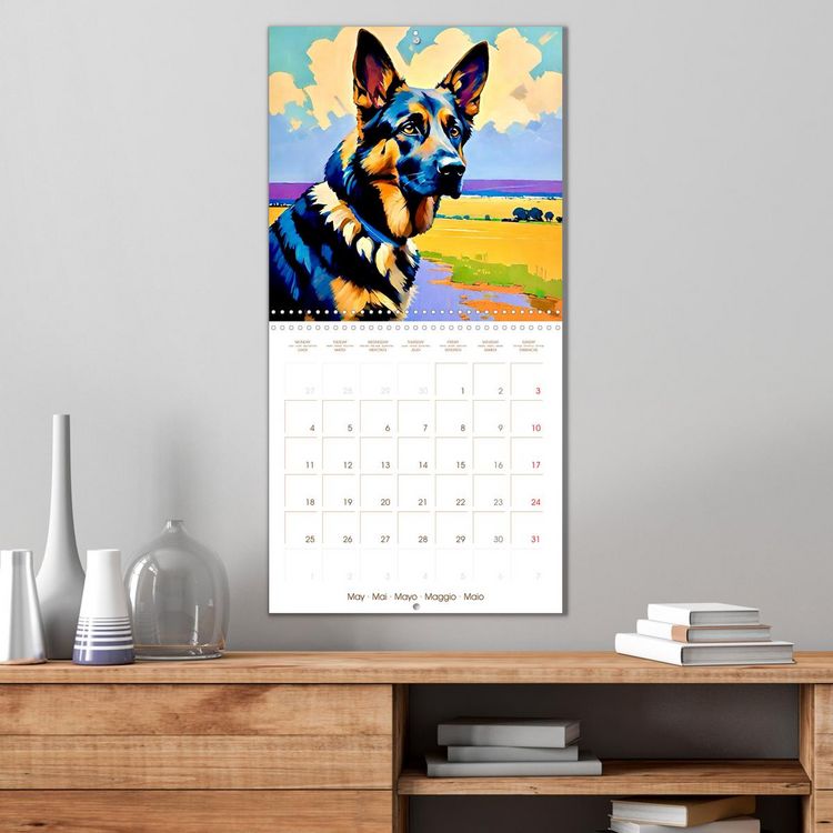 Produktbild: German Shepherd. The majestic character of a noble breed (Wall Calendar 2026 12 &times; 12 Inch) CALVENDO 12 Month Wall Calendar