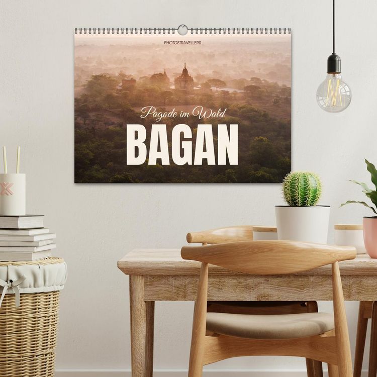 Produktbild: Bagan - Pagode im Wald (Wandkalender 2026 DIN A3 quer), CALVENDO Monatskalender