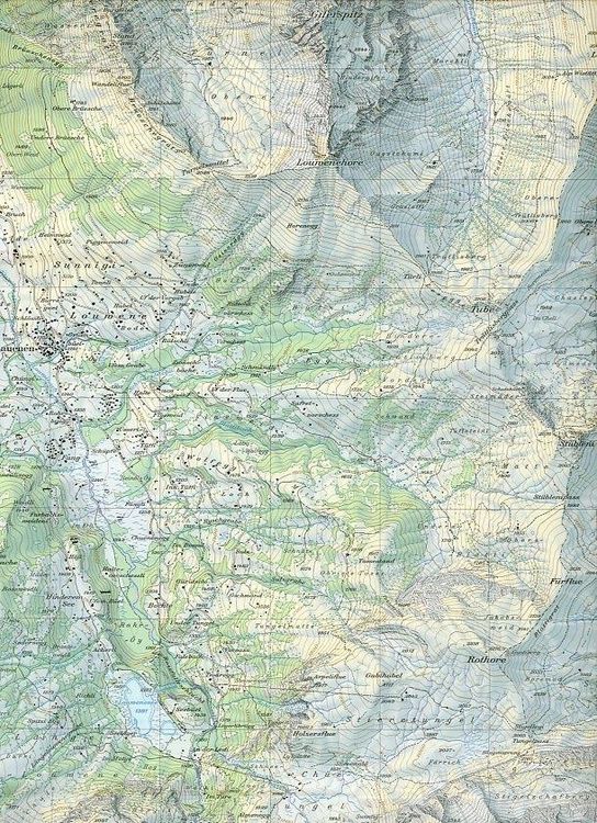 Produktbild: Swisstopo 1 : 25 000 Lenk