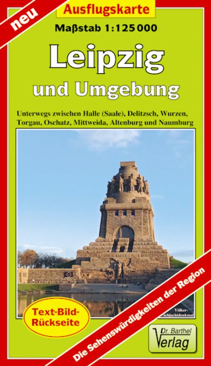 Ausflugskarte Leipzig und Umgebung/LZ 2019