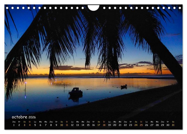 Produktbild: La R&egrave;union - C&ocirc;tes fantastiques et paysage montagneux (Calendrier mural 2026 DIN A4 vertical), CALVENDO calendrier mensuel