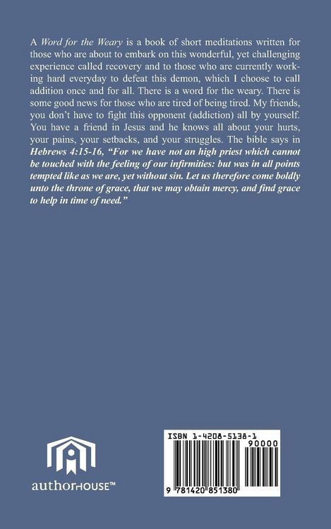 Produktbild: A Word for the Weary