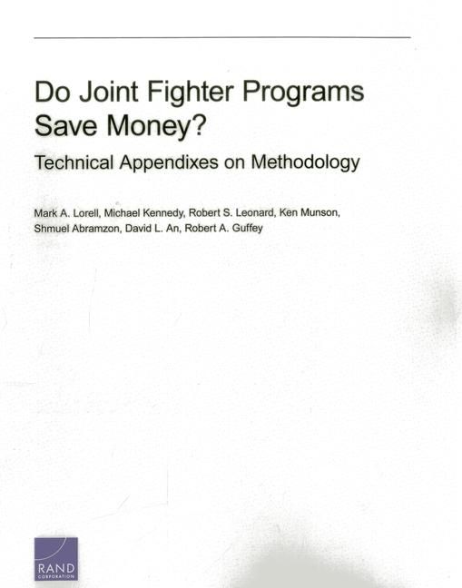Produktbild: Do Joint Fighter Programs Save Money