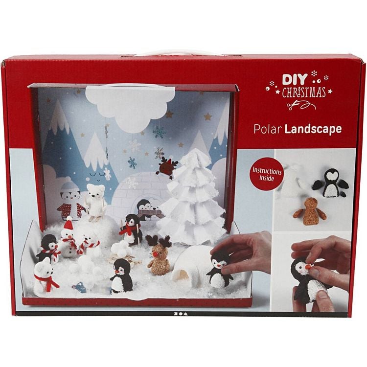Produktbild: Creativ Company DIY Sets Modellieren DIY-Set Polarlandschaft, Kreativ Box