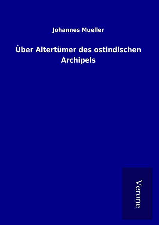 Produktbild: &Uuml;ber Altert&uuml;mer des ostindischen Archipels