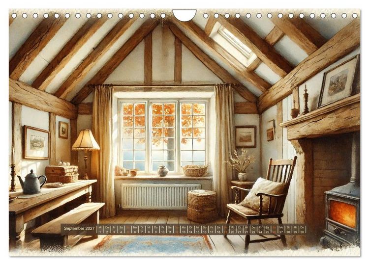 Produktbild: Im kleinen Cottage (Wandkalender 2027 DIN A4 quer), CALVENDO Monatskalender