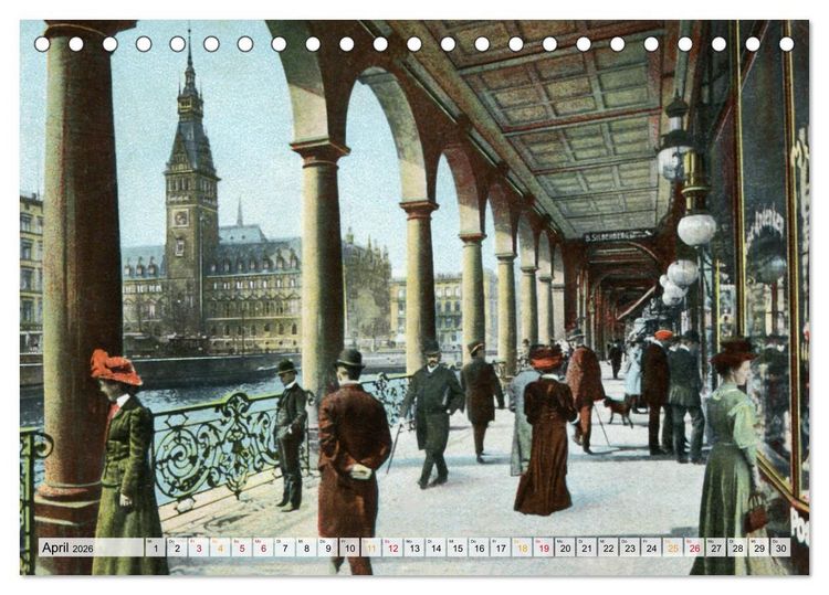 Produktbild: Deutschland in der Kaiserzeit (Tischkalender 2026 DIN A5 quer), CALVENDO Monatskalender