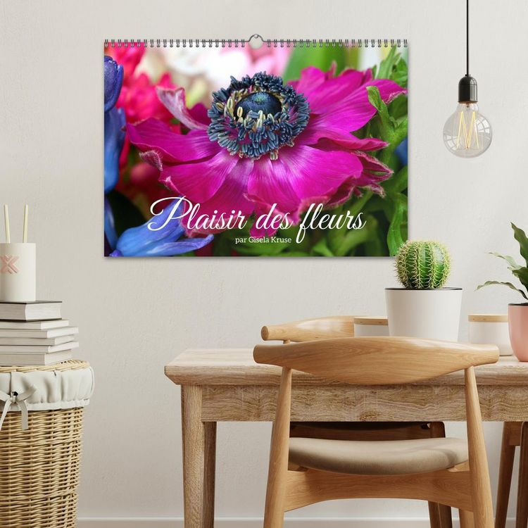 Produktbild: Plaisir des fleurs (Calendrier mural 2026 DIN A3 vertical), CALVENDO calendrier mensuel