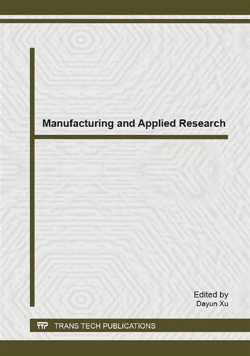 Produktbild: Manufacturing and Applied Research