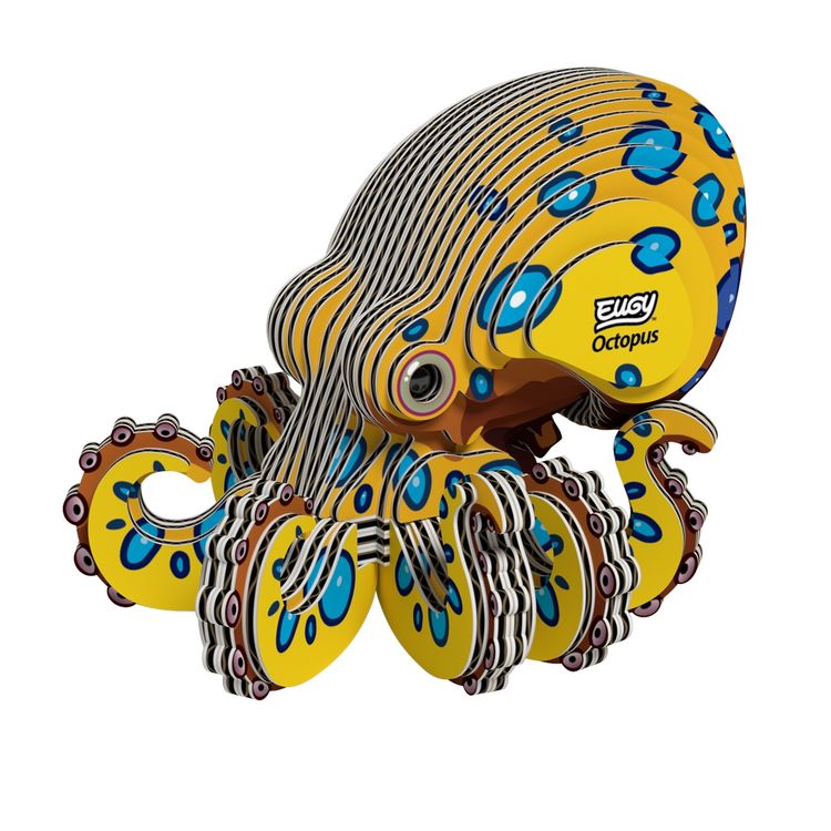 Produktbild: EUGY - 3D Bastelset Oktopus