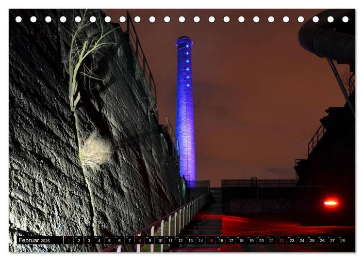 Produktbild: Industrie-Kultur 2026 (Tischkalender 2026 DIN A5 quer), CALVENDO Monatskalender