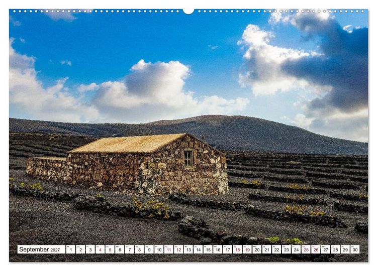 Produktbild: Lanzarote - Zwischen Asche und Atlantik (Wandkalender 2027 DIN A2 quer), CALVENDO Monatskalender