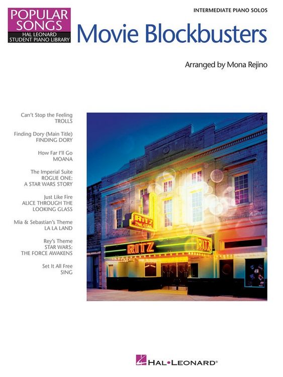 Produktbild: Movie Blockbusters: 8 Great Arrangements -For Intermediate Piano Solo- (Book)