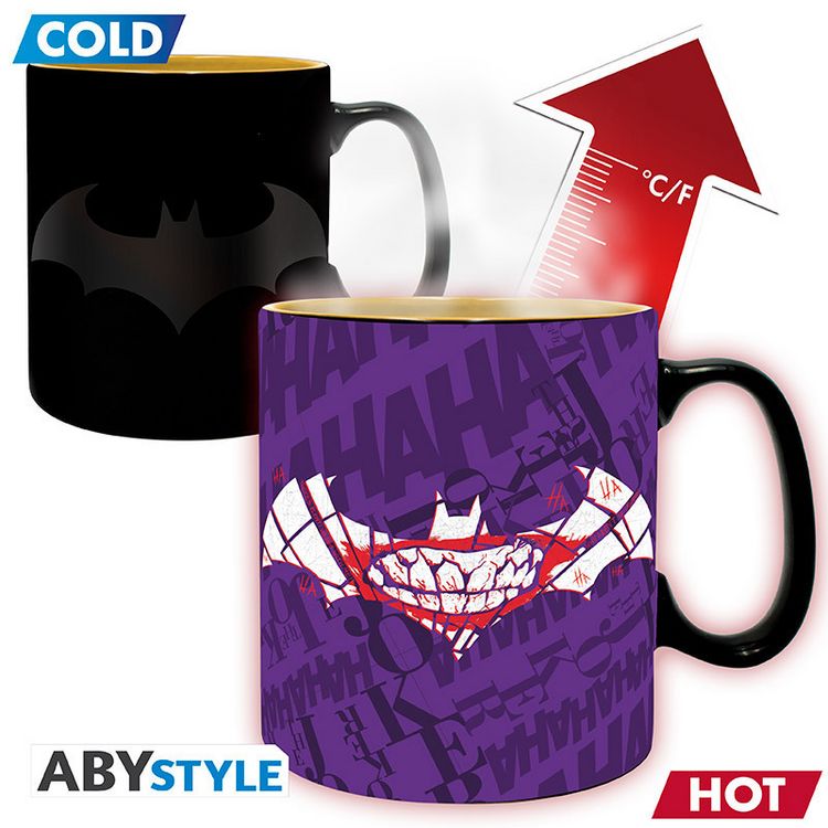Produktbild: DC COMICS - Mug HeatChange -460ml- "Batman Matte" -cardboar