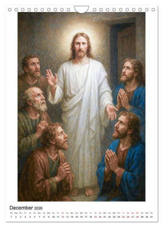 Produktbild: The Way of the Son of Man (Wall Calendar 2026 DIN A4 portrait), CALVENDO 12 Month Wall Calendar