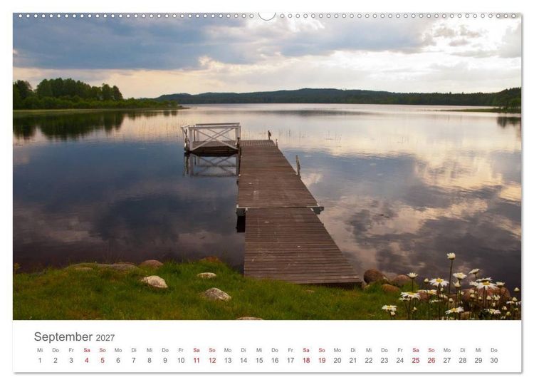 Produktbild: Nordisch gut - Schweden (hochwertiger Premium Wandkalender 2027 DIN A2 quer), Kunstdruck in Hochglanz