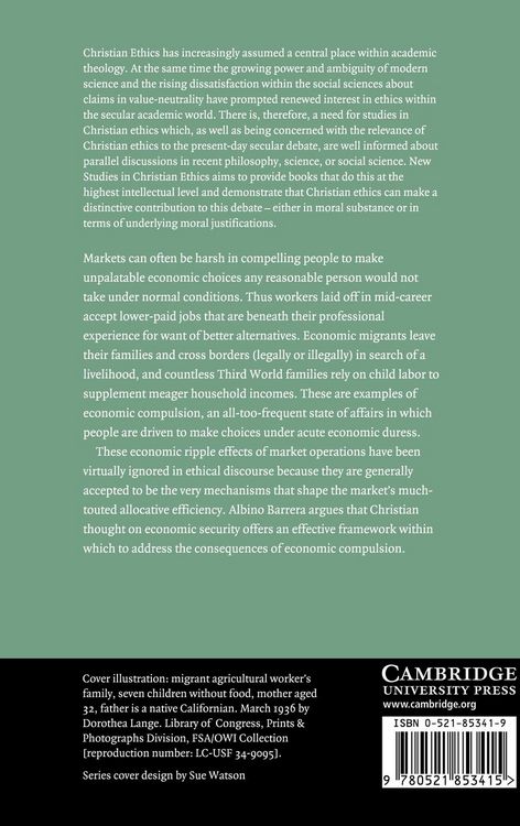 Produktbild: Economic Compulsion and Christian Ethics