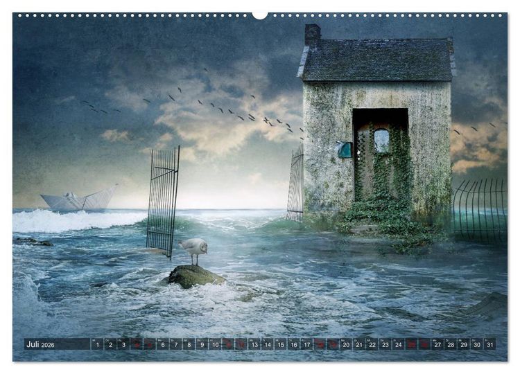 Produktbild: Willkommen im Reich der Fantasie (Wandkalender 2026 DIN A2 quer), CALVENDO Monatskalender