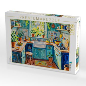 Produktbild: CALVENDO Puzzle Sommerk&uuml;che | 1000 Teile Lege-Gr&ouml;&szlig;e 64x48cm Foto-Puzzle f&uuml;r gl&uuml;ckliche Stunden