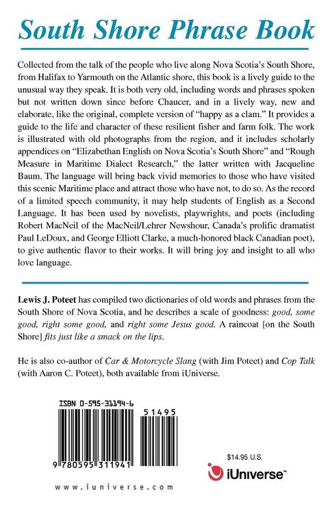 Produktbild: South Shore Phrase Book