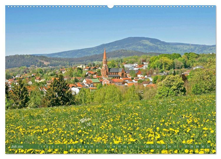 Produktbild: Arber, Rachel und Lusen: Der Hintere Bayerische Wald (Wandkalender 2026 DIN A2 quer), CALVENDO Monatskalender