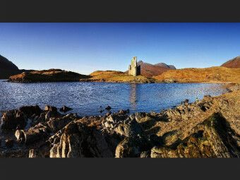 Produktbild: CALVENDO Puzzle Panorama, Ardvreck Castle, Schottland | 1000 Teile Lege-Gr&ouml;&szlig;e 64x48cm Foto-Puzzle f&uuml;r gl&uuml;ckliche Stunden