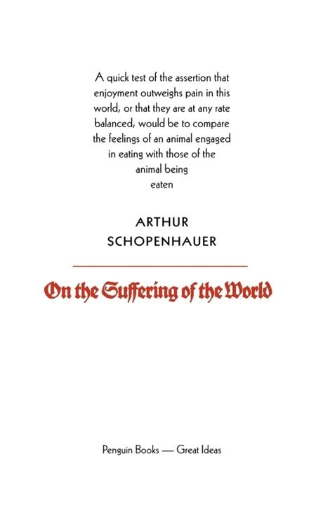 Produktbild: On the Suffering of the World