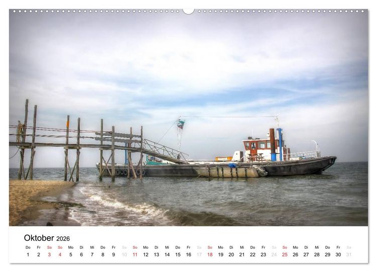Produktbild: sch&ouml;nes Texel (Wandkalender 2026 DIN A2 quer), CALVENDO Monatskalender