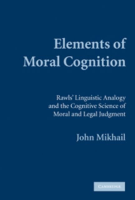 Produktbild: Elements of Moral Cognition