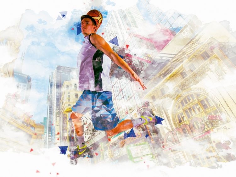 Produktbild: Ein Motiv aus dem Kalender Basketball Art (Puzzle)