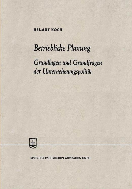 Produktbild: Betriebliche Planung